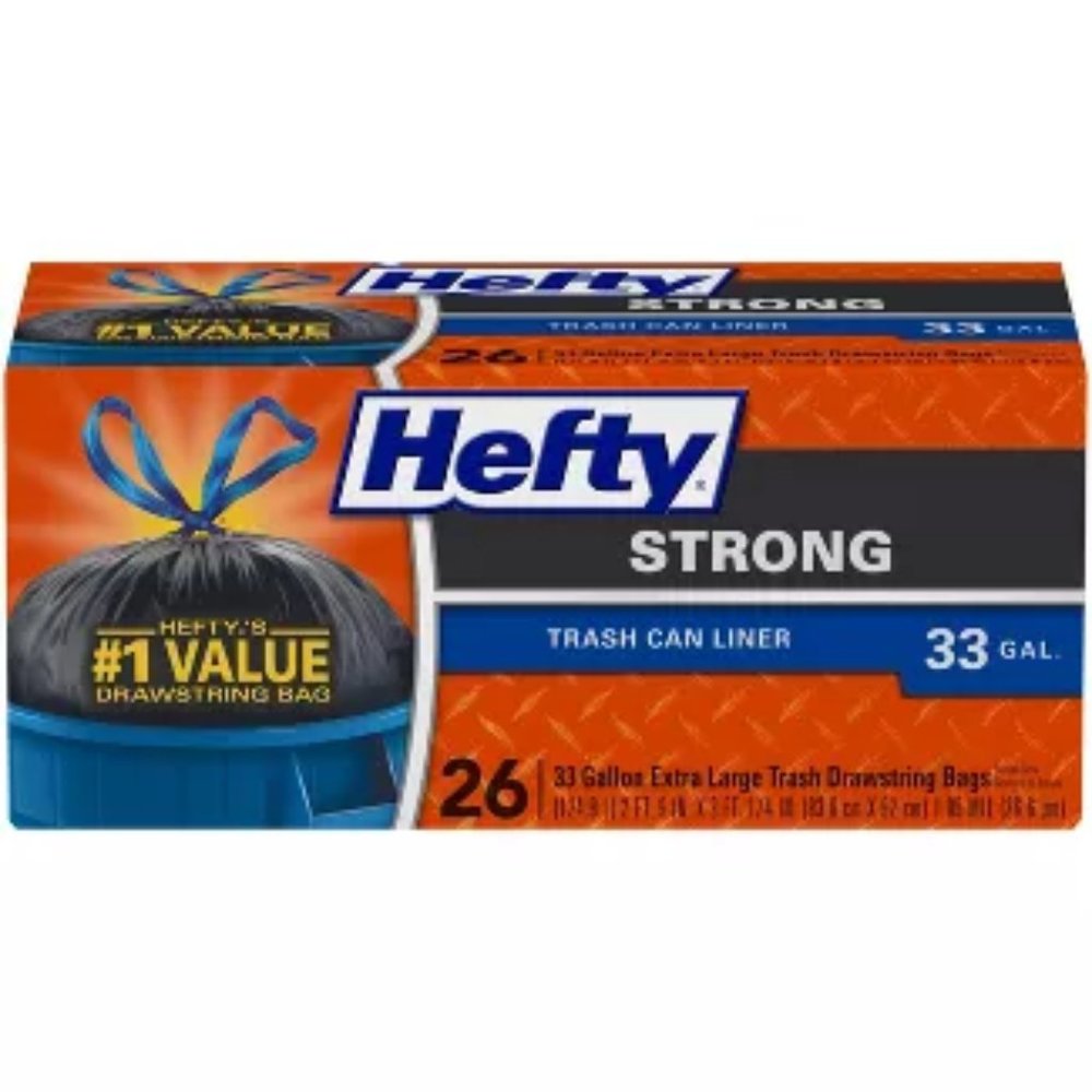 Hefty Strong Extra Large Drawstring Trash Bags